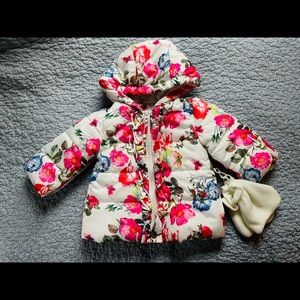 NWOT Rothchild Floral baby girl winter coat